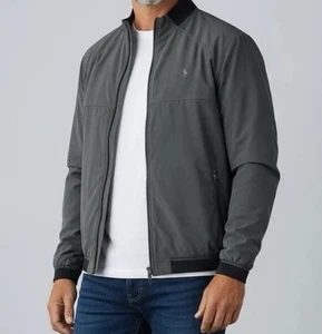 Polo Ralph Lauren Performance Softshell Jacket Mens Gray Water Repellent Sz XXL - Picture 1 of 6