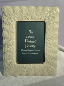 Lenox porcelain wedding promises frame fits 5"X7" photo EX8420 - Picture 1 of 10