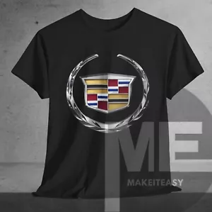 Cadillac Classic Logo size S - 5XL T-shirt Unisex Tee Fan Gift - Picture 1 of 14