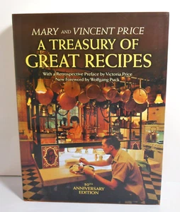 Actor Vincent Price Cookbook 50th Anniversary Edition Treasury of Great Recipes - Picture 1 of 5
