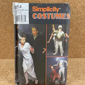 Simplicity 8864 Monster Bride Mummy Pharaoh Costumes Cosplay Adult XS XL Pattern - Picture 1 of 6