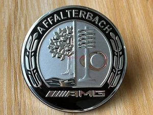 NEW AMG Flat Bonnet Star Badge Black For A W176 Cla W117 Gla X156 Cls W218 SLK - Picture 1 of 5