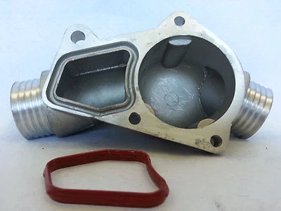 CONJUNTO CARCASA TERMOSTATO ALUMINIO BMW HD CON JUNTA 11531722531  Foto 1 de 3