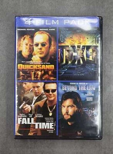 4 Film Pack: Quicksand, Ticker, Fall Time, & Beyond The Law DVDs - Picture 1 of 1