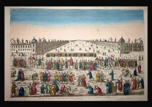VUE d'OPTIQUE XVIIIème : CALVACADE CONSTANTINOPLE - Imagen 1 de 2