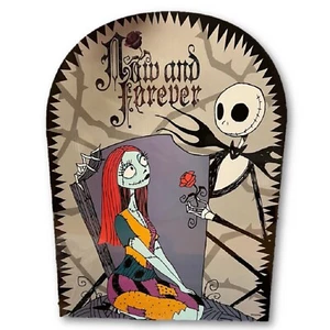 Seasons Night Before Christmas Jack & Sally Halloween Horror 18" Yard Sign Decor - Picture 1 of 1