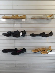 Lot of 6 Pair Womens shoes size 11 Heels Boots Flats Loafer Slipper Sandal 1153 - Picture 1 of 12