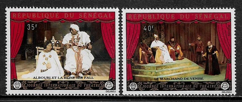 Senegal #357-8 Mint Never Hinged Set - Theater Day Cover