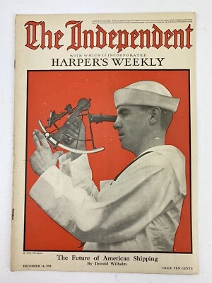 The independent harpers weekly Dec 14, 1918 world war 1 soldiers Army Navy - Image 1 of 4