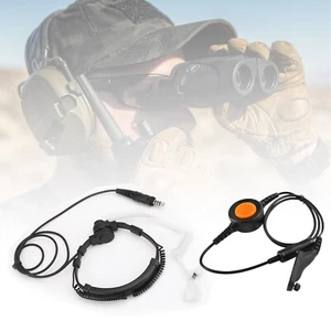 7.1mm Big Plug Tactical Throat Mic Headset per XPR6300 XPR6350 XPR6380 6500 H7 Y - Zdjęcie 1 z 17