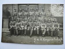 German Soldiers. Pickelhaubes. Feldpost Res.Inf.Regt. 10. Postmark Straubing (15