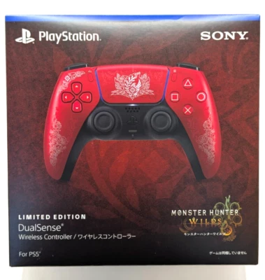 NEW Sony PS5 DualSense Wireless Controller Monster Hunter Wilds Limited Edition - Image 1 of 3