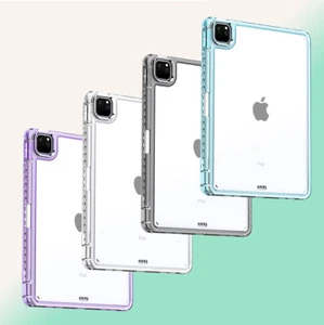 Clear Hard Case Cover With Pencil Holder For iPad 5/6/7/8/9/10th Air 5/4 Pro 11 - Picture 1 of 15