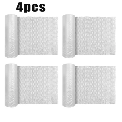 Rollo de acolchado de embalaje de almohada de burbujas de película para máquina de amortiguación de aire de 4 rollos de 984 pies x 16" Foto 1 de 4