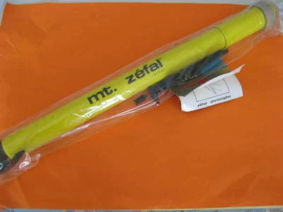  Luftpumpe ZEFAL Classic Alu 30x380 mm Schrader/ Presta gelb NEU - Bild 1 von 4