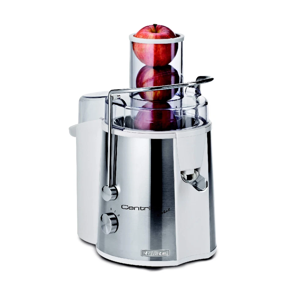 Ariete Centrika Metal Centrifuga 173 Acciaio Inox 700W Bianco e Argento - Immagine 1 di 2