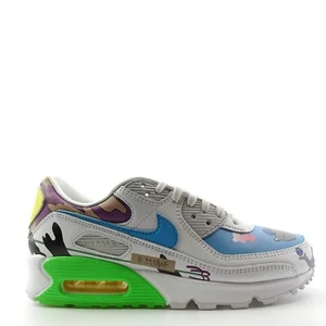 Nike Flyleather Air Max 90 QS X Ruohan Wang Mens Size 8.5 CZ3992-900 Womens 10 - Picture 1 of 11
