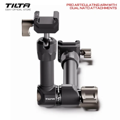 Brazo articulado Tilta Pro con doble accesorio OTAN adaptador de cámara soporte extensible