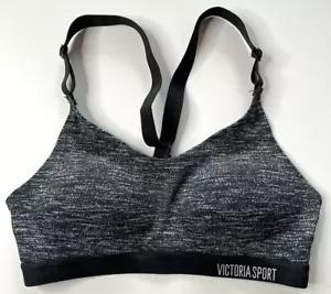 Victoria Sport Secret leichter mittlerer Stütz-BH schwarz Mari 34B neu ohne Etikett - Bild 1 von 5