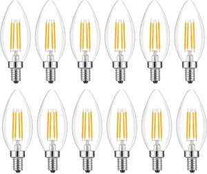E14 LED Bulb Dimmable,110V 400LM 40W Equivalent Warm White 3000K,E14 European Ba - Picture 1 of 12