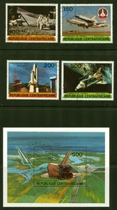 Central African Rep. Sc# 445-8, Space Exploration, VF Cancelled Set, SCV: $4.05 - Picture 1 of 1