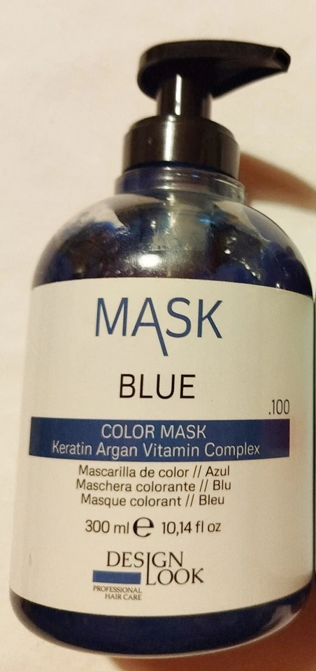 Design Look Maschera Capelli Colorante Blue 300ml - Immagine 1 di 1