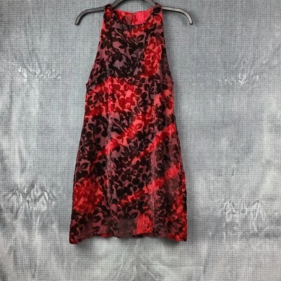 Некоторые дни Lovin измельченный бархат коктейльное платье женщин средний крови красный без рукавов - Изображение 1 из 4