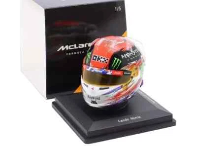 CASCO HELMET 1:5 SPARK MODELLINO AUTO F1 MCLAREN NORRIS JAPAN GP 2024 MODELLISMO - Immagine 1 di 4