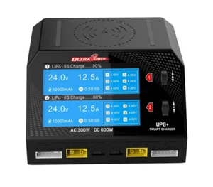 Ultra Power UP6+ Plus AC 300W DC 600W Dual Port Multi Chemistry Charger UP6PLUS - Picture 1 of 3