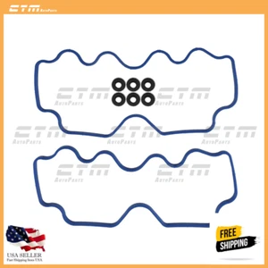 Valve Cover Gasket Set For 1990-98 Subaru 1.8L 2.2L H4 SOHCHC - Bild 1 von 13