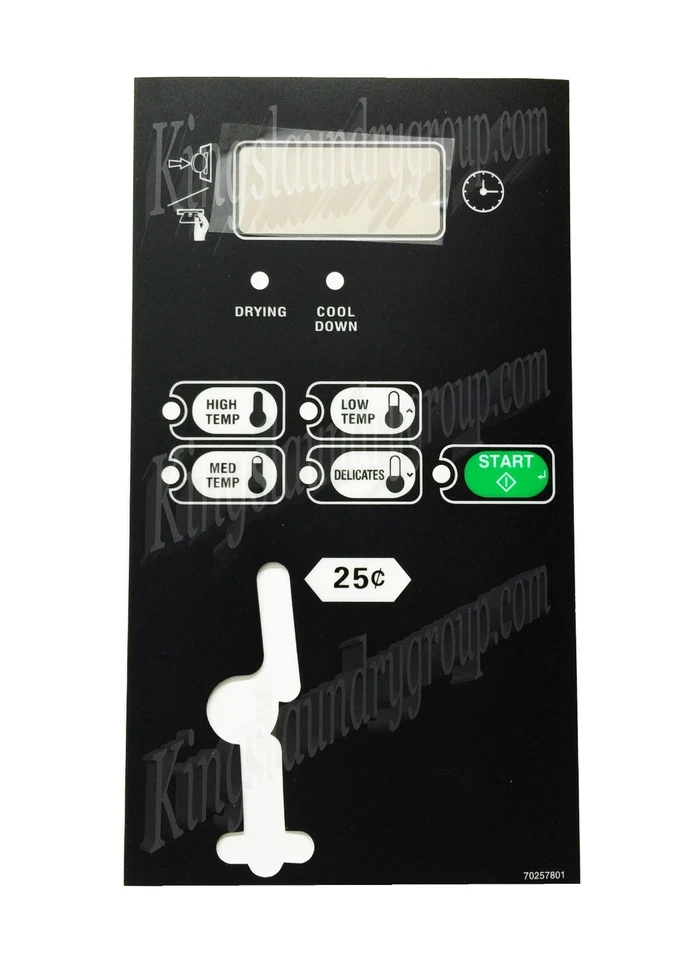 Brand New  Dryer Overlay For Speed Queen #70257801 SQ BC/BX TEXT STK  - Image 1 of 1