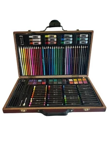 Artist Quality 123 Art Set Pastels, Pencils, Watercolour cakes, Sharpener, Eras - Picture 1 of 5