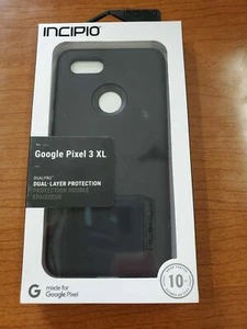 Incipio DualPro Series Dual Layer Case for Google Pixel 3 XL - Matte Black - Picture 1 of 2