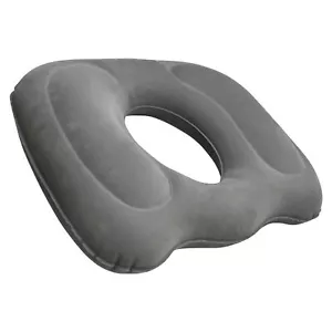 Cojín de asiento de donut almohada de coxis grande comodidad inflable alivio del dolor de memoria - Imagen 1 de 10