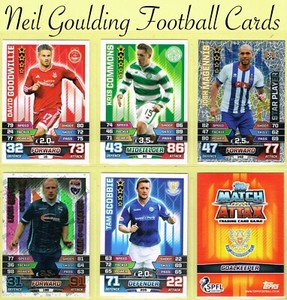 Topps SPFL MATCH ATTAX 2015-16 ☆ SCOTTISH PREMIER LEAGUE ☆ Cards #1 to #216