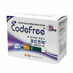 SD-CODE FREE GLUCOSIO NEL SANGUE 10 BOX STRIP SD CHECK - Foto 1 di 2