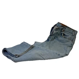 Levi’s 550 Jeans Mens 42x32 Light Wash Relaxed Fit Y2K Western Grunge Vintage - Picture 1 of 9