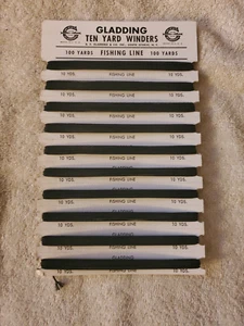 Gladding Ten Yard Winders Store Display Karte von je 10 Yards - Bild 1 von 3
