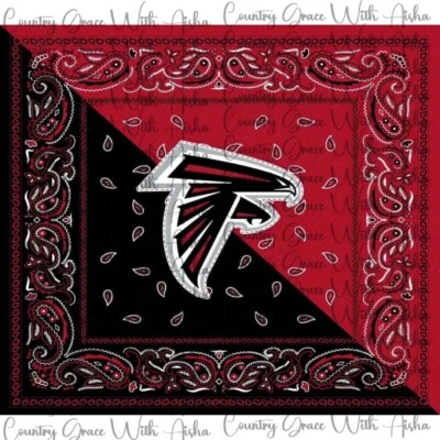 HANDMADE 20oz Skinny Tumbler Sublimation Transfer Falcons Football Ready To Press