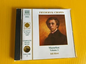 Fryderyk Chopin Complete Piano Music Idil Biret Volume 3 Naxos CD Mazurkas Vol 1 - Imagen 1 de 2