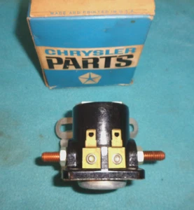 NOS MOPAR 1960-62 PLYMOUTH VALIANT, DODGE LANCER, STARTER SOLENOID # 2095625 NIB - Picture 1 of 8