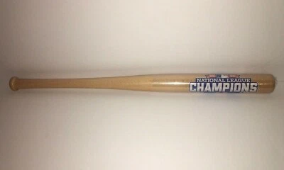 NY METS MLB 2015 NATIONAL LEAGUE CHAMPIONS 18" MINI SOUVENIR WOOD BASEBALL BAT!! - Image 1 of 4