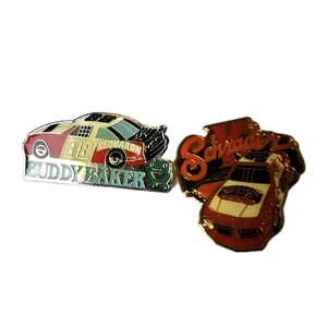 Red Baron NASCAR Racing Hut Pin Lot - Buddy Baker #88 & Ken Schrader - Vintage - Bild 1 von 19