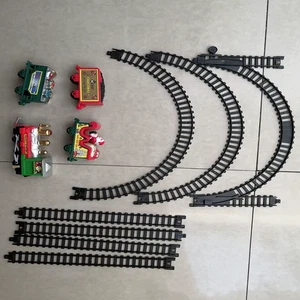 Christmas Train Electric Toys Christmas Tree Decoration Train Track Frame Railwa - Picture 1 of 12