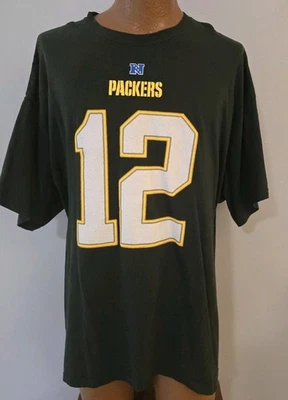 Camiseta de los Green Bay Packers Aaron Rodgers # 12 marca NFL talla 2XL  Foto 1 de 4