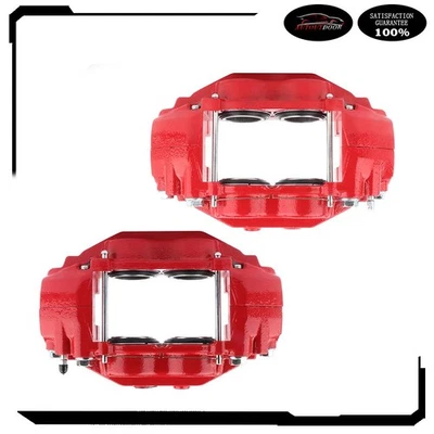 Pinzas de freno delanteras con juego de soportes (2) para Toyota Tundra Sequoia 2007-2018 EE. UU. Foto 1 de 4