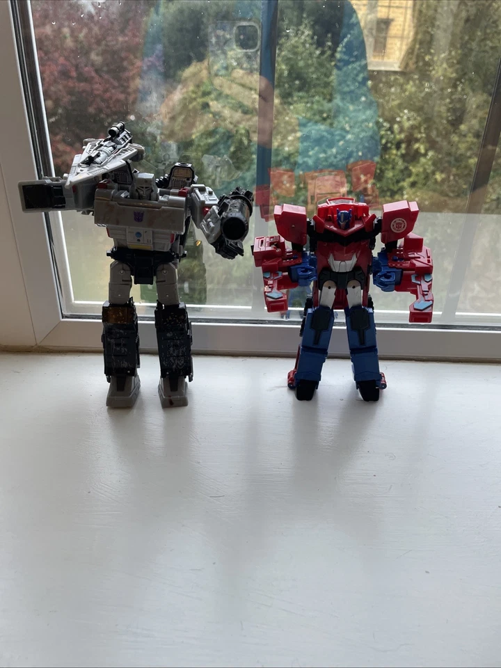 Transformers Megatron And Optimus Prime Action Figures - Image 1 of 4