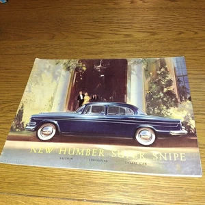 EARLY 1960S"NEW HUMBER SUPER SNIPE"(ROOTES)CAR SALES BROCHURE(#686/H)*MINT* - Picture 1 of 3