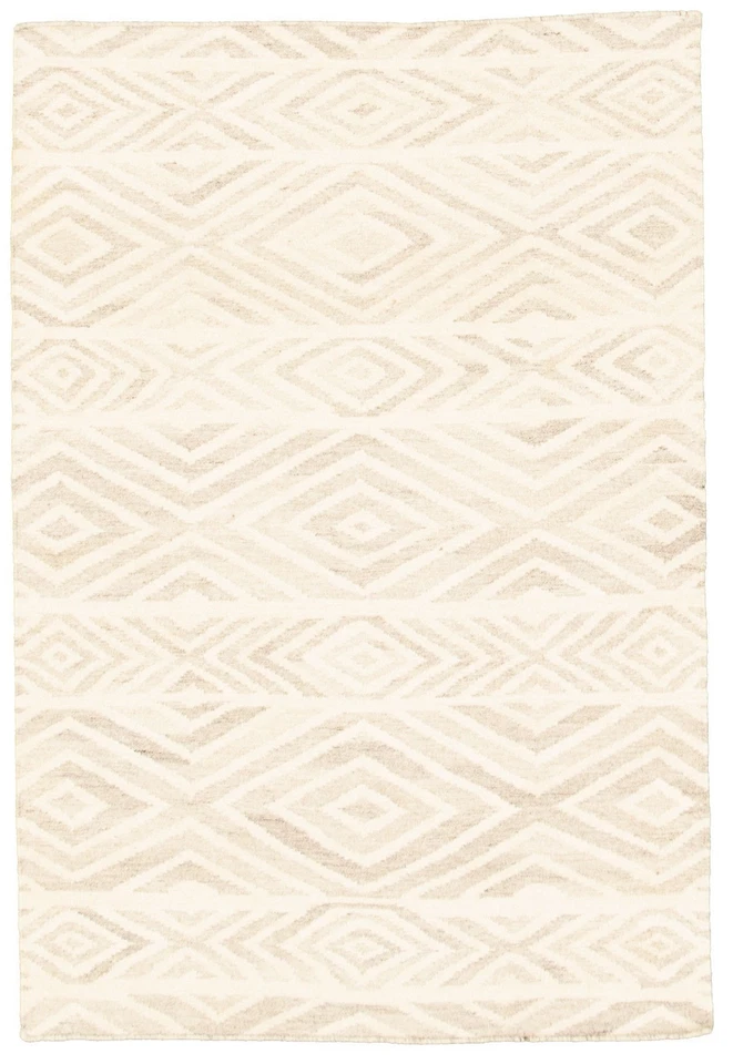 Vintage Hand Woven Traditional Kilim Rug 4'0" x 6'0" Oriental Wool Carpet - Image 1 of 4