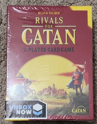 The Rivals For Catan 2 jogadores Settlers of Catan jogo de cartas/tabuleiro novo em folha lacrado - Imagem 1 de 2